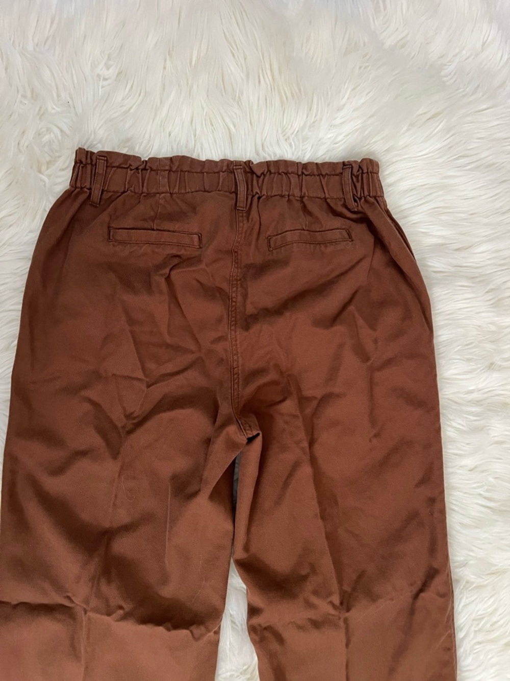 GAP Easy Twill Brown Straight-Leg Pants - Picture 8 of 11